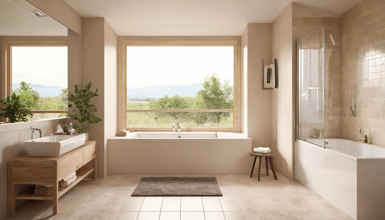 A friendly homeowner looking at a bright, accessible bathroom in Winter Park