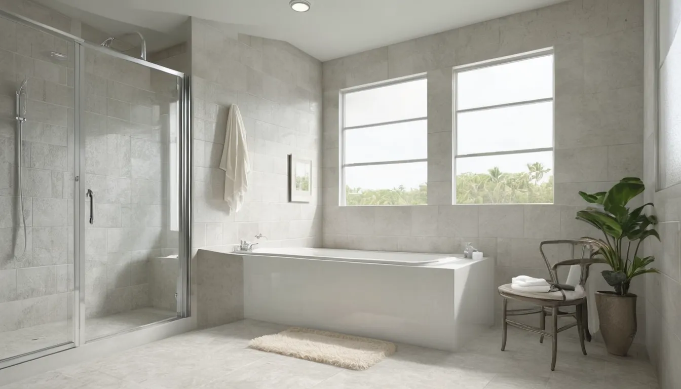A walk-in tub with an open side door in a bright Winter Park bathroom